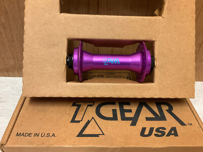 NOS TGEAR Cult T-GEAR USA Vintage oldschool front hub 32H rare PURPLE Nabe vorne