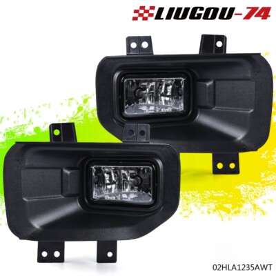Fit For 2015-2017 Ford F-150 Clear Lens Front Bumper Fog Lights Driving Lamps