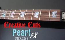 Trapezoid ABALONE Fret Marker Inlay Decals for Solid Hollow Acoustic GUITAR BASS