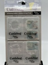 Cuttlebug PLAYFUL CIRCLES Embossing Folder Swirl Provo Craft