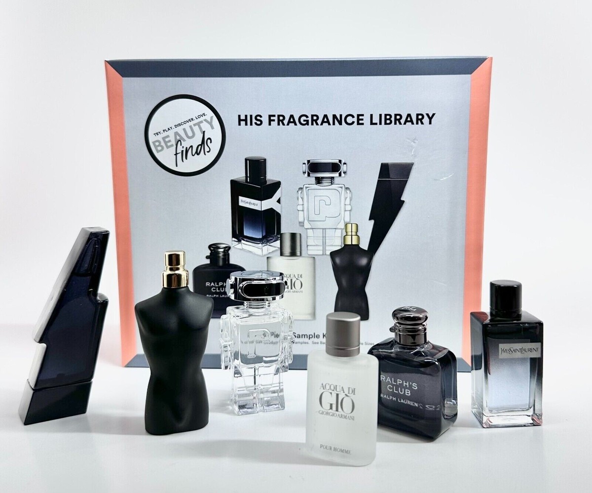 Ulta Beauty His Fragrance Library Piece Miniature Sample kit