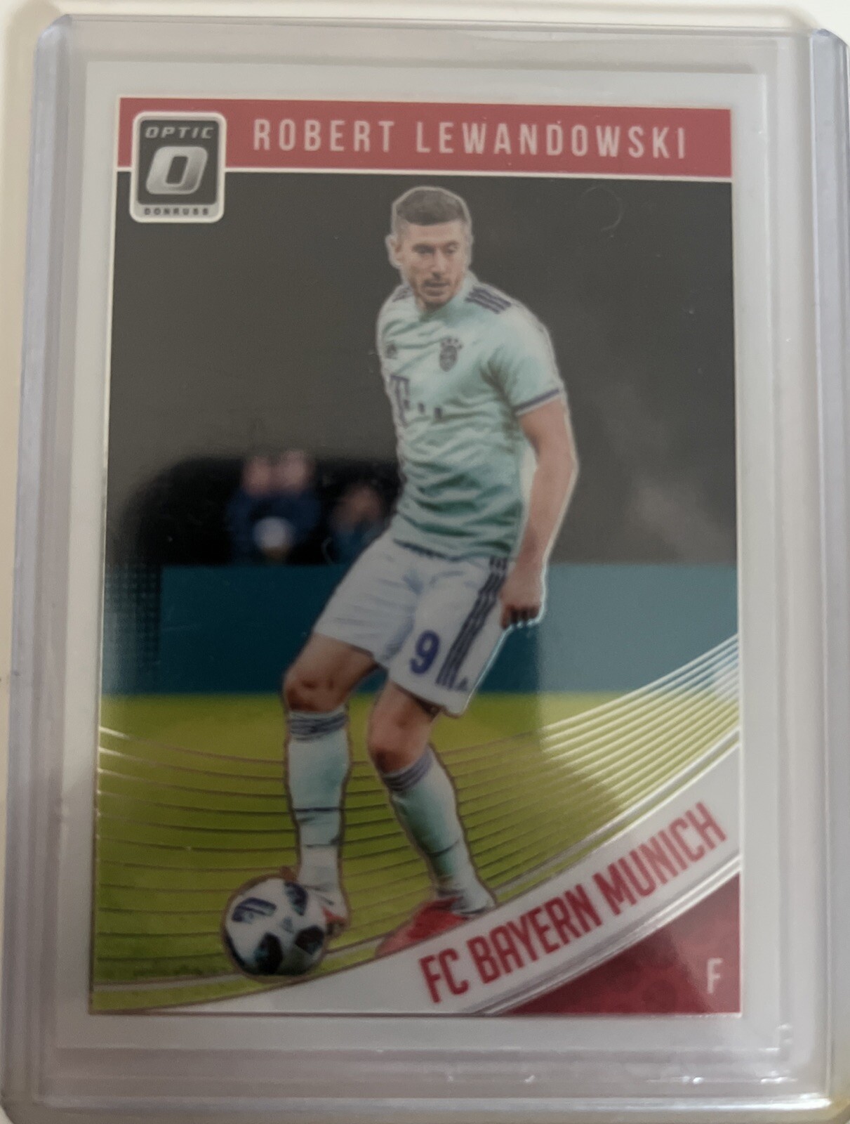 Robert Lewandowski 2018-19 Donruss Optic Base Card