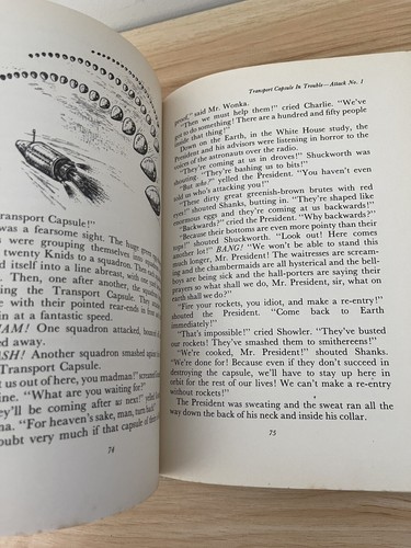 Charlie And The Great Glass Elevator by Roald Dahl HC 3rd Edition 1976 Rare Book - Picture 14 of 18