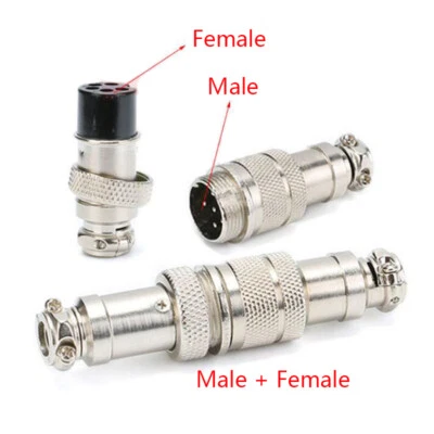 GX16 Aviation Connectors 2Pin/3/4/5/6/7/8Pin Male / Female Metal Plug Socket - image 1 of 4