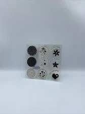 Rubber Stamp Lot Heart Love Best Wishes Smile