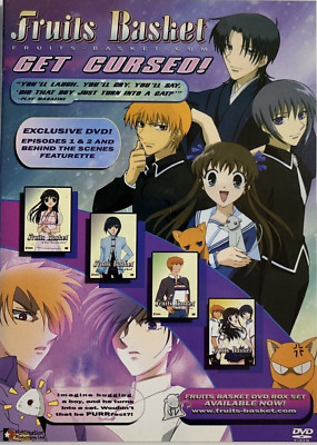 Fruits Basket GET CURSED! Episodes 1 & 2 (DVD, 2002) BRAND NEW