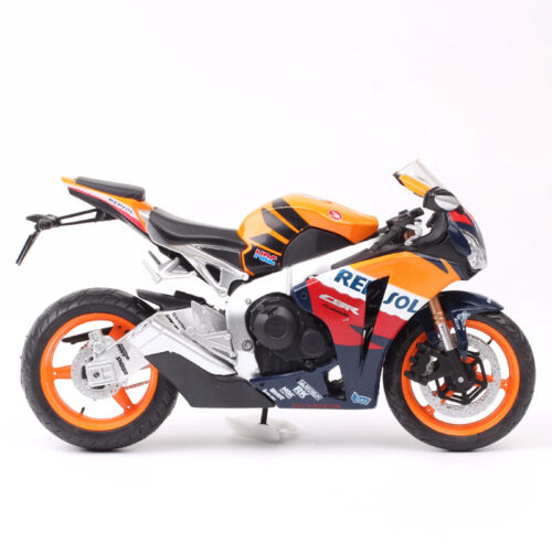1:12 Automaxx Honda CBR1000RR CRB Repsol Fireblade Motorcycle Model Bike Orange - Picture 8 of 12
