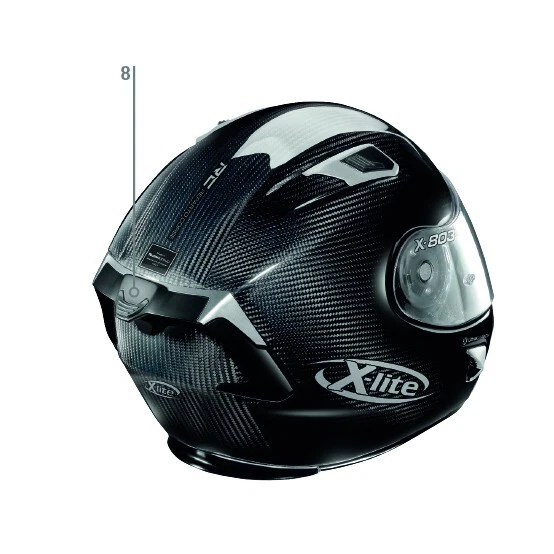 Casque Intégral Racing X-Lite Carbone X-803 RS Ultra Carbone Édition S - Photo 3/4