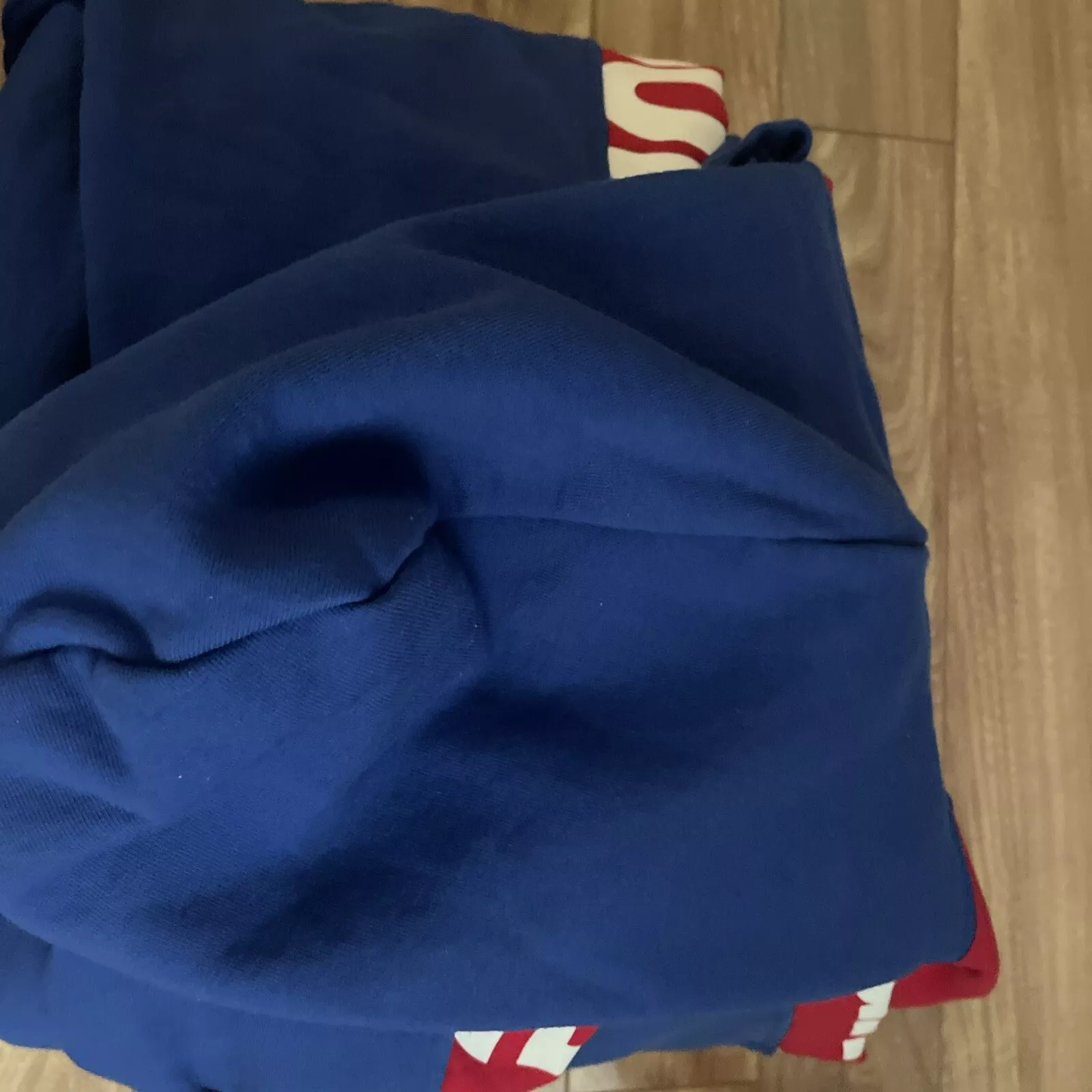 Sweat à capuche Supreme SS18 Sideline bleu royal rouge homme TAILLE M jamais porté 100% AUTHENTIQUE
