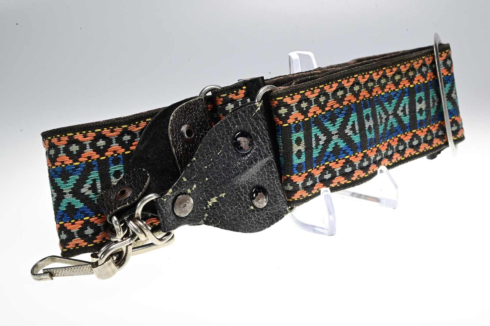 Retro Vintage 70s Wide Woven Retro Hippie SLR/DSLR Camera Neck Strap #G358