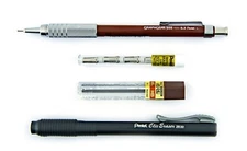 Pentel 0.3mm Graphgear 500 Mechanical Drafting Pencil Lead Clic Eraser Lot