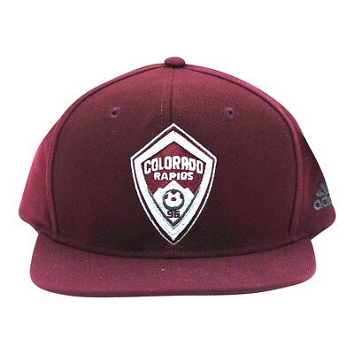 Colorado Rapids MLS Adidas Unisex Maroon Flat Brim Snapback