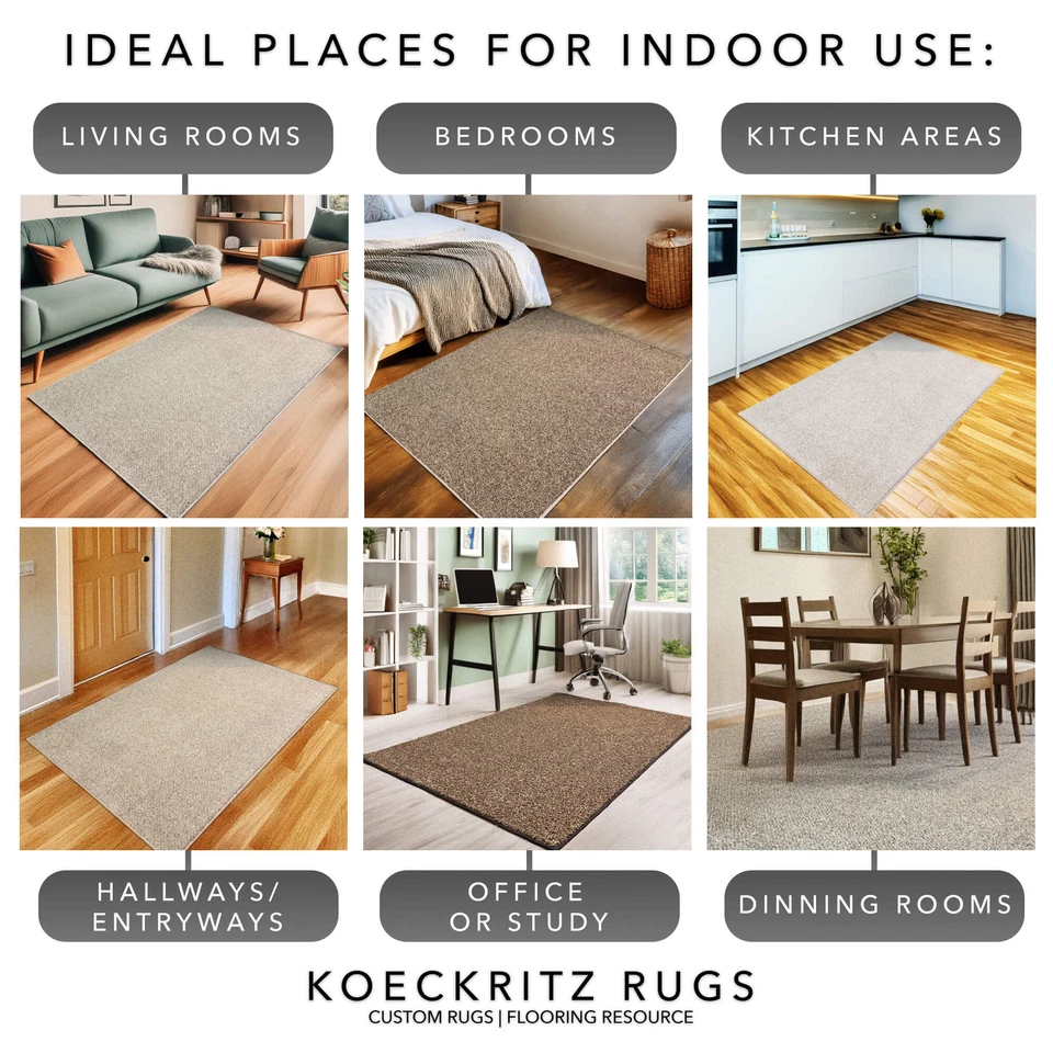 Alfombra Koeckritz Soft Frieze gris claro - salas de estar, dormitorios o cualquier habitación Foto 4 de 4