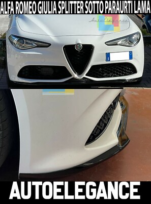 ALFA ROMEO GIULIA 2015+ STOSSSTANGE SPLITTER BLATT SPOILER