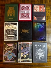 Set 9 decks JAMES COFFEE ULTIMATE HMNIM DINO Art of Play DAN&DAVE playing cards