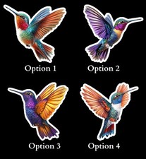 Cute Hummingbird Sticker  Waterproof  Vinyl Sticker  Laptop