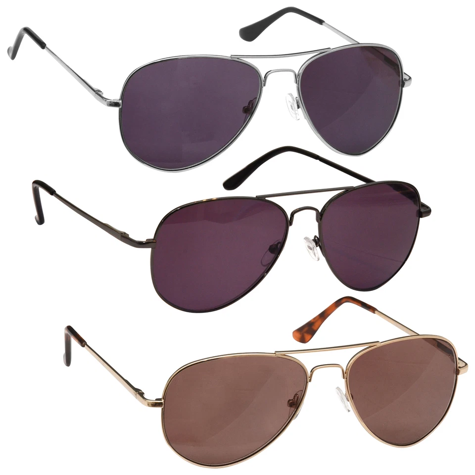 UV Reader Sun Readers Reading Glasses Metal Frame UV400 Mens Womens