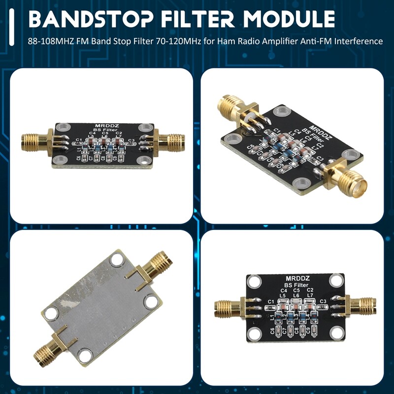 FM Band Stoppfilter 1-3000 MHz - Unterdrückt Störsignale Im FM Bereich