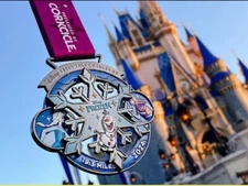 2024 Disney Princess Frozen Elsa Anna Olaf Fairytale Challenge Medal RunDisney