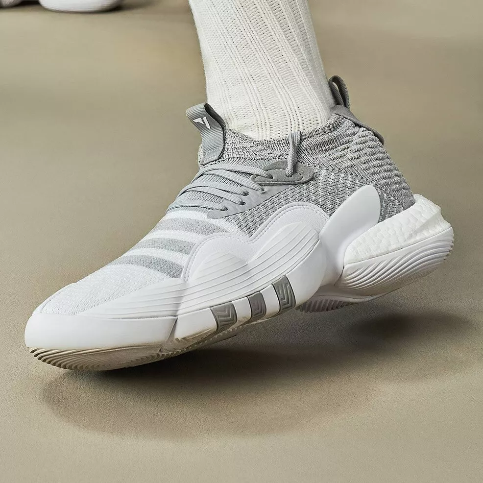 Adidas Trae Young 2 Moon Men s NBA Basketball Shoe Gray Athletic