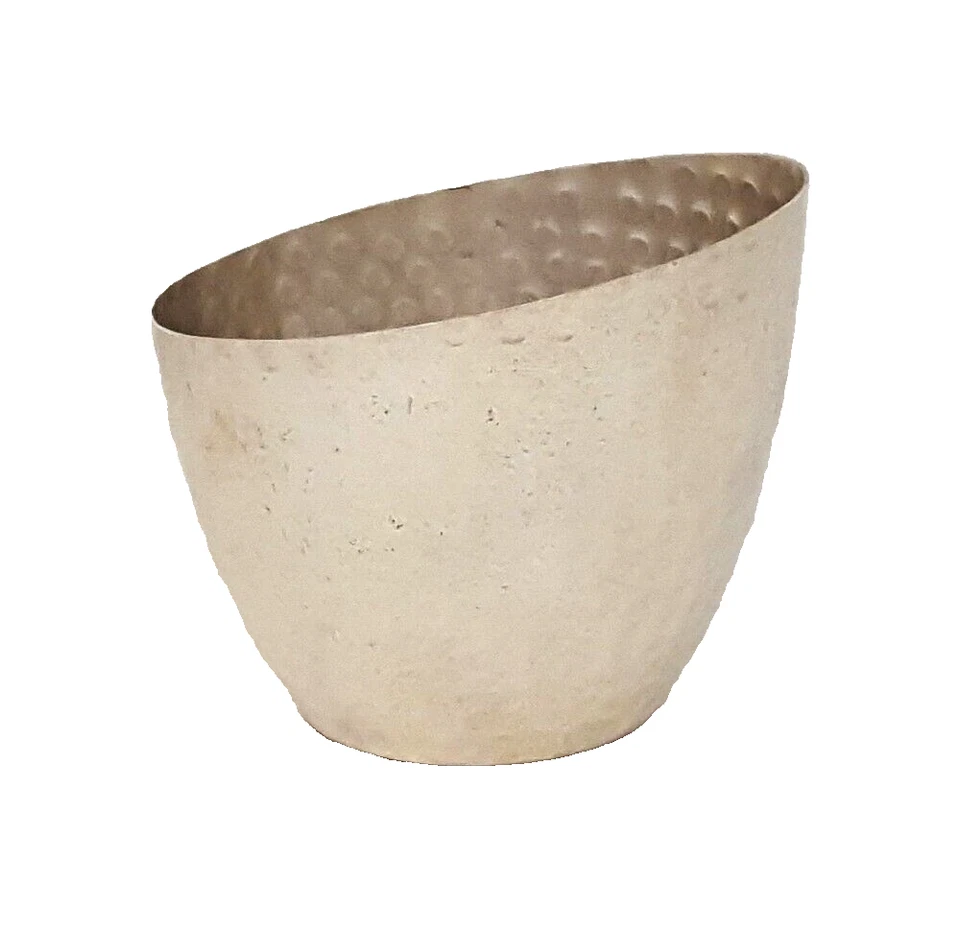 Räder Tee Tisch Wind Licht Kerzen Halter Hammerschlag Versilbert - Bild 3 von 4