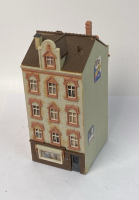 Faller HO Plastic Old City Row Building Glue Stains On Side #25A