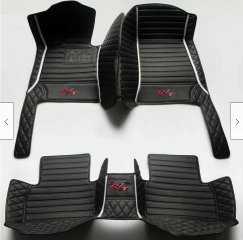 Fit For Dodge Charger Challenger RT 2006-2024 Car Floor Mats Leather Waterproof - Picture 5 of 35