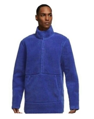 Nike Yoga Loose Fit  Sherpa Herren Pullover Sweatshirt