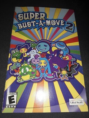 Bust A Move 2 Arcade Edition Ps2 Manual Only no game,playstation 2 manual bin372