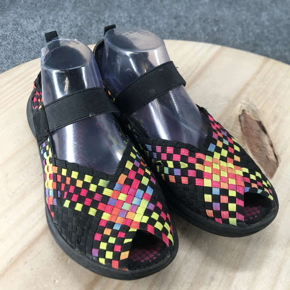 Croft & Barrow Zapatos Mujer 9 Sin Cordones Mary Jane Tenis Tela Multicolor Foto 3 de 4