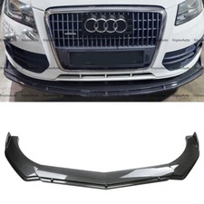 For Audi Q3 Q5 Q7 Universal Front Bumper Lip Spoiler Splitter Carbon Fiber For Audi Q3 Q5 Q7 Universal Front Bumper Lip Spoiler Splitter Carbon Fiber