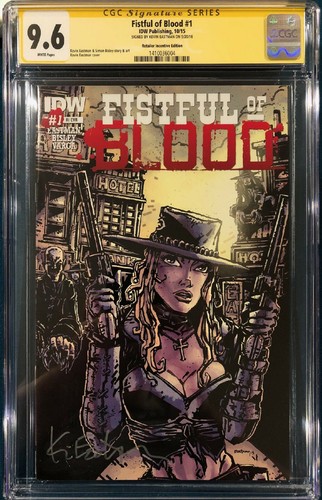 KEVIN EASTMAN CGC SIGNED Fistful of Blood #1 TMNT TEENAGE MUTANT NINJA TURTLES