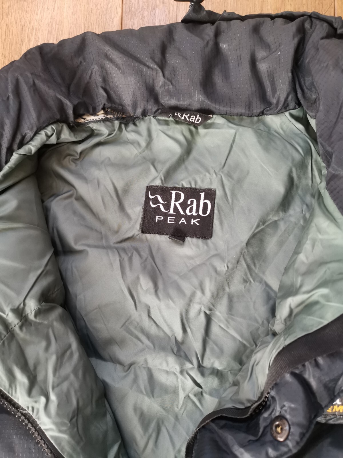 Rab Extreme Peak Pertex Down Coat Puffer Smock Jacket Large Black eBay