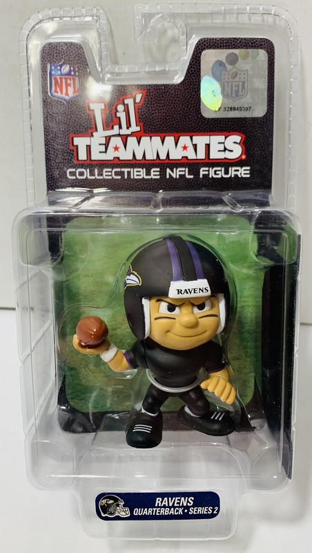 Baltimore Ravens Lil' Teammates NFL Player Figure Quarterback Series 2 RARE QB