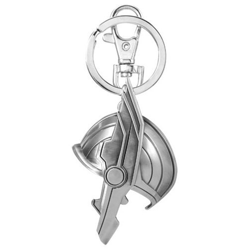 Thor Ragnarok NEW * Half Helmet Pewter Keychain *  Marvel Co