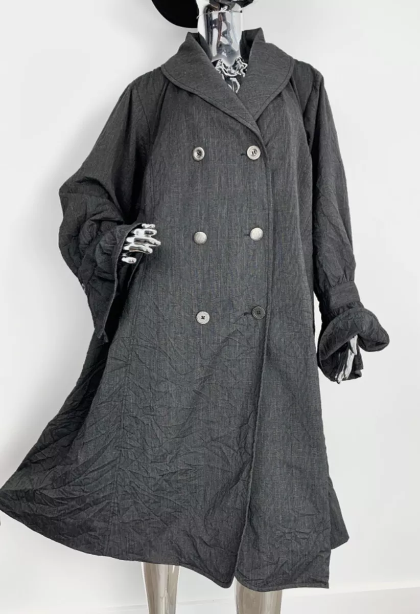 Distressed trench shop coat