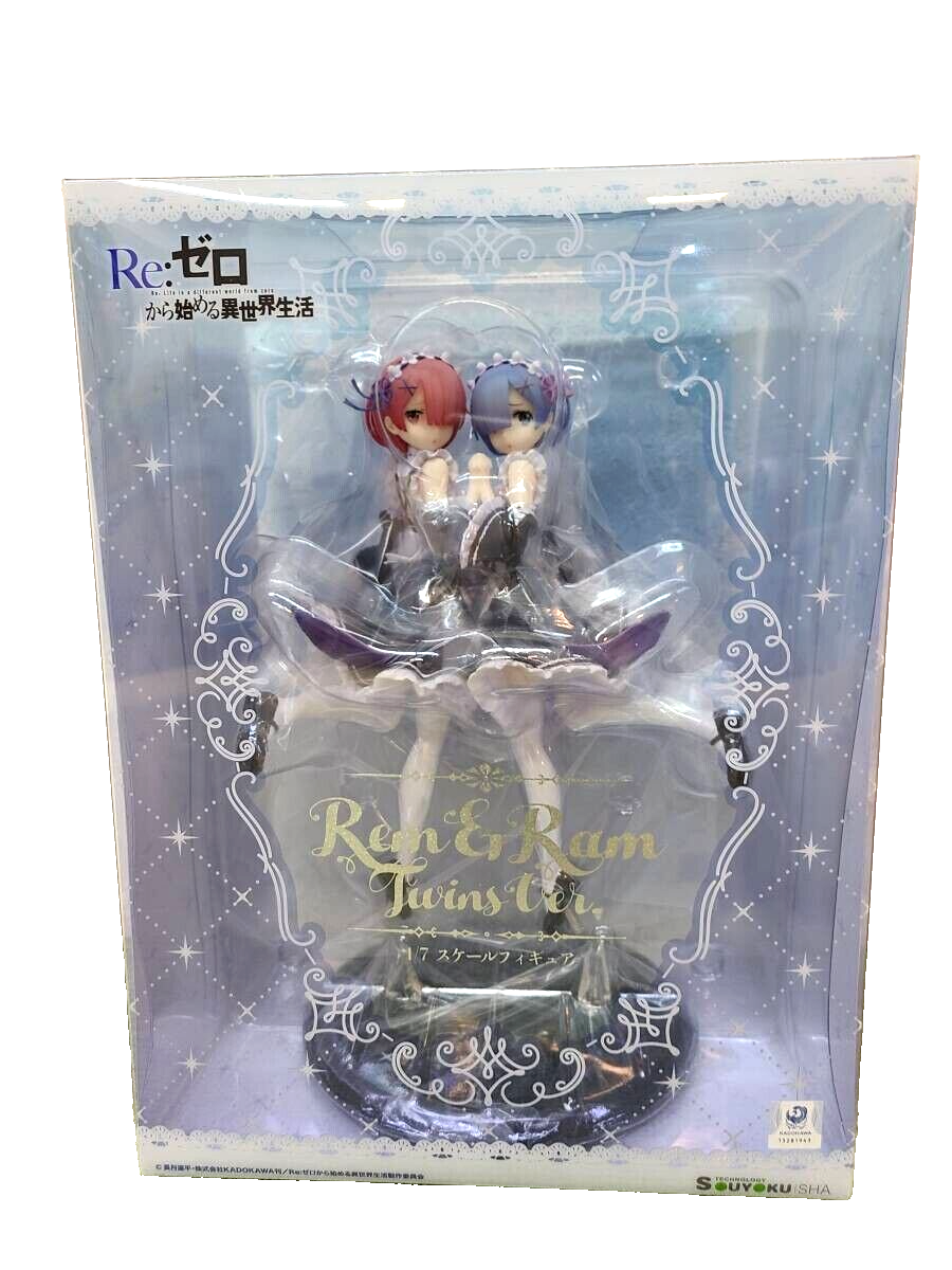 置物 remon Re:Zero Starting Life in Another World Rem Ram Twins 1/7 PVC