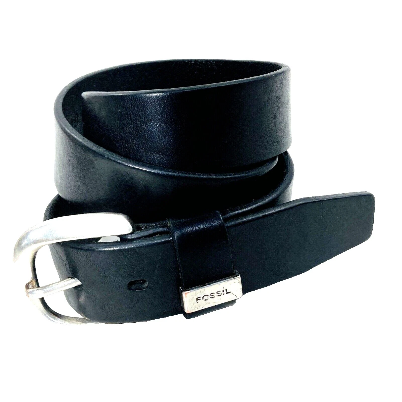 Черные мужские ремни Fossil