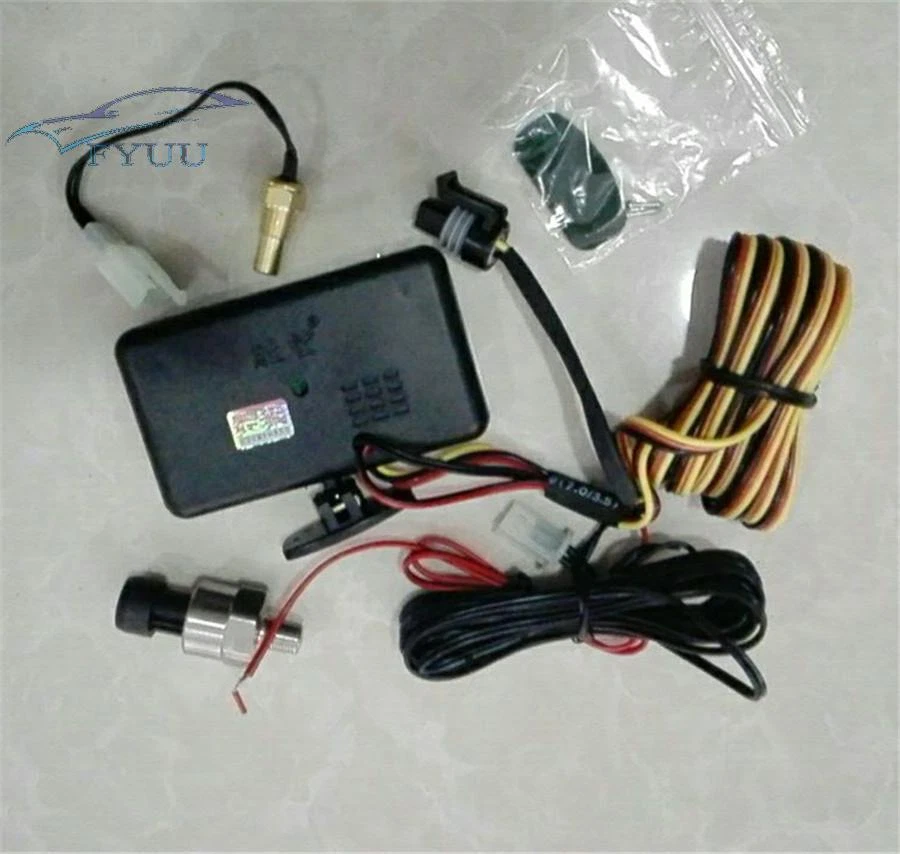 Excavadora LCD 4 en 1 presión de aceite para automóvil + voltímetro + temperatura del agua + medidor de combustible de aceite Foto 4 de 4