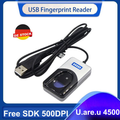 HID Digital Persona U.are.U 4500 Biometric Reader URU4500 Fingerprint Scanner