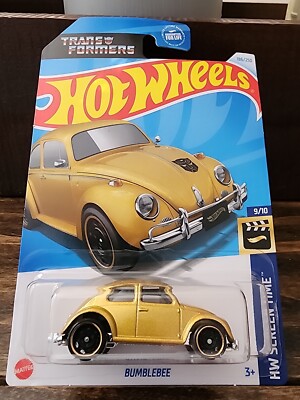  2025 Hot Wheels Bumblebee Transformers Gold A Case HW Screen Time. Mint! 