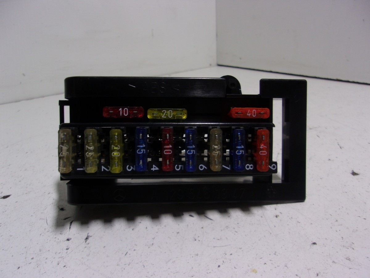 ✓ 90-01 MERCEDES R129 300SL SL500 TRUNK FUSE BOX A1295451347 OEM 