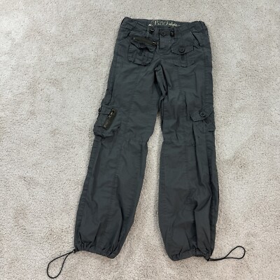 BB Dakota Pants Capris Juniors Cargo Green Pockets - Main Image