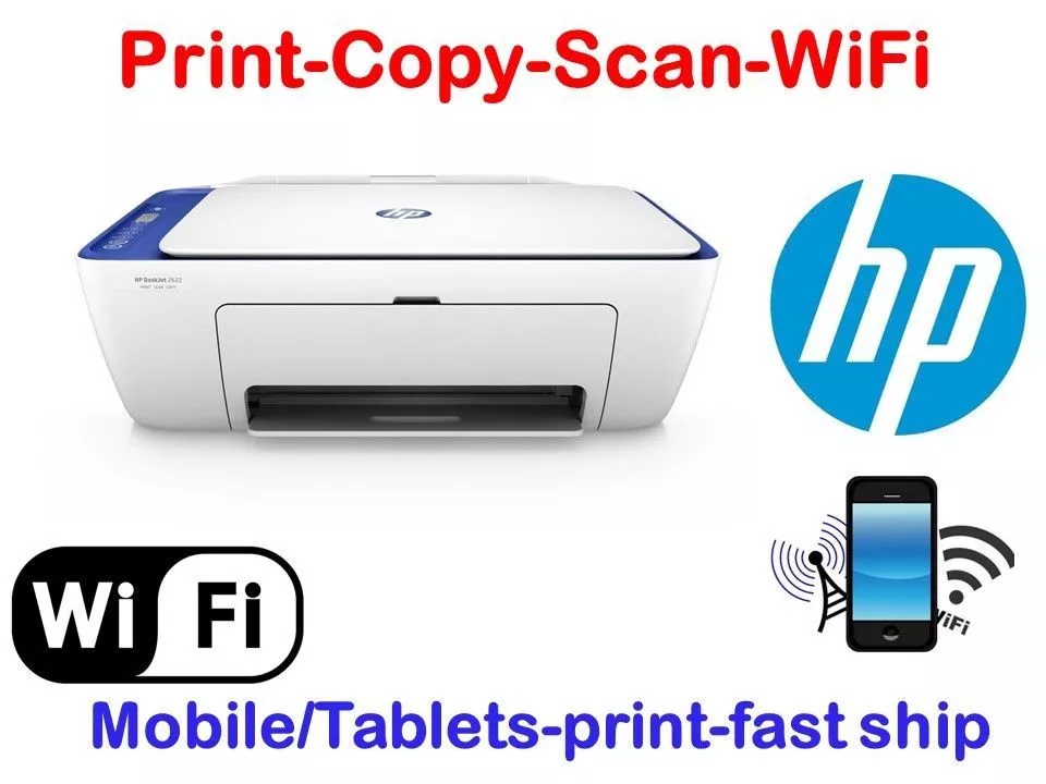 HP Deskjet 2622 2624 all in one Printer wireless mobile Print