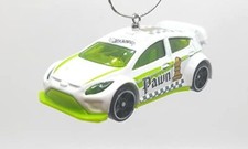 Christmas Ornament for 2012 Ford Fiesta White Green
