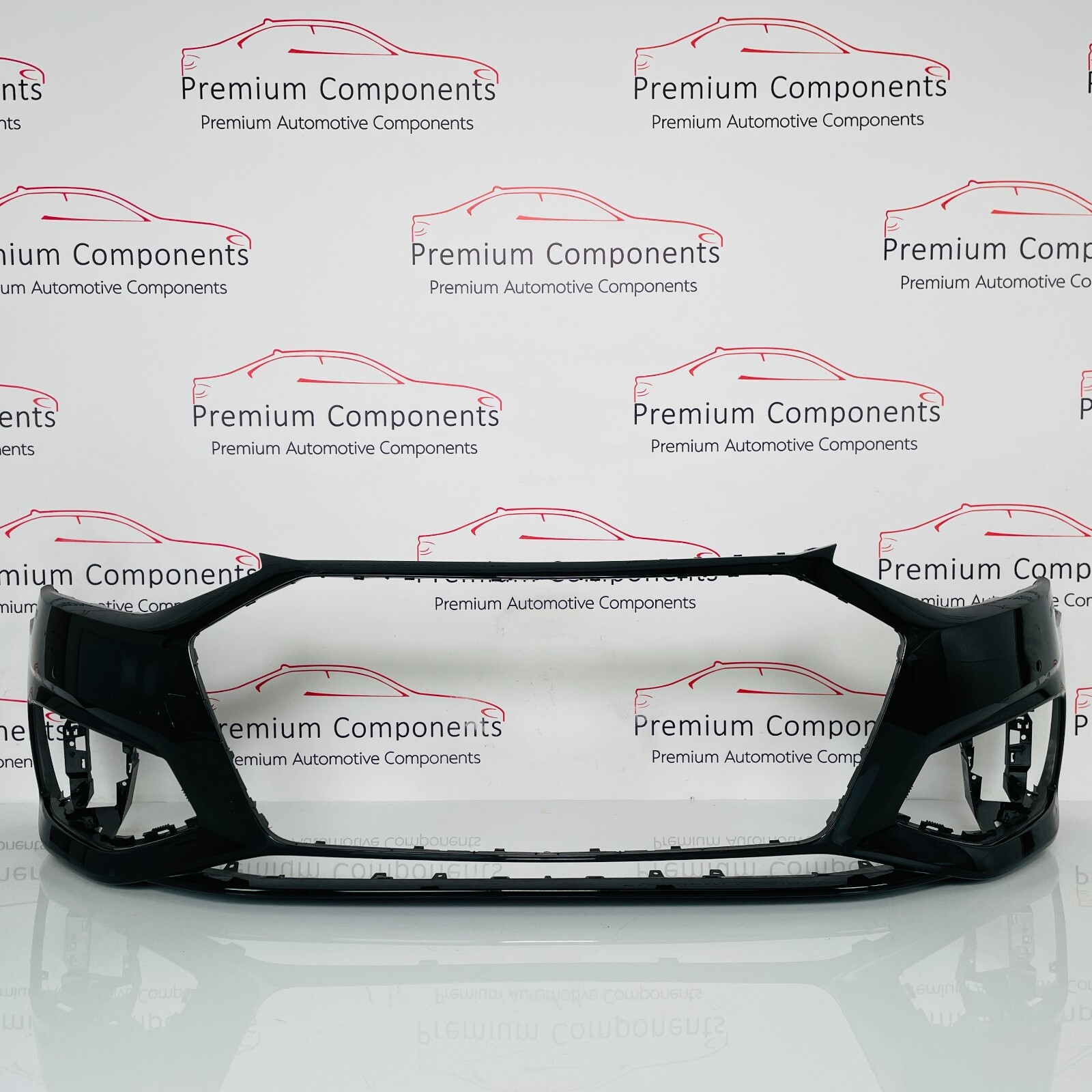 Audi A4 B9 Front Bumper Genuine Black Se FaceLift 8W0807437AH | 2019-2022 [AJ85]