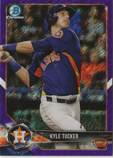 2018 Bowman Chrome - Prospects Kyle Tucker #BCP160 Purple Shimmer Refractor /655