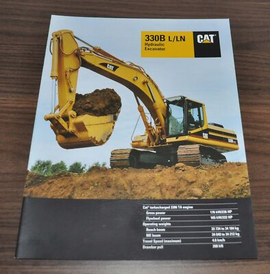 Caterpillar 330B L/LN Excavator Cat Specification Technical Data
