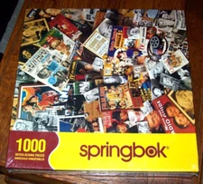 NEW Springbok 1000 Piece Puzzle ~ YESTERYEAR ~  Movie Television History Sealed