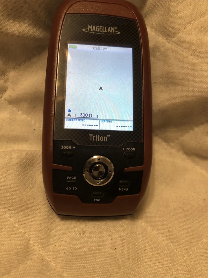 Magellan Triton 300 Handheld GPS Unit Hiking Fishing Camping Compass Golfing - Image 4 of 4